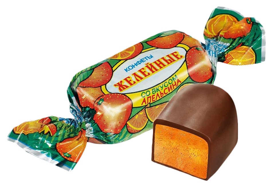 Конфеты КРАСНЫЙ ОКТЯБРЬ Желейные со вкусом апельсина 250г