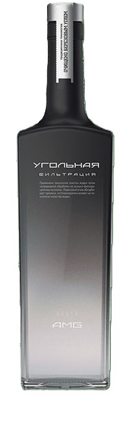 Водка АМГ Угольная 40% ст/б 0.5л