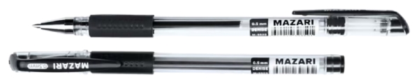 Ручка гелевая МАЗАРИ Дэнис черная