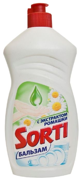 Средство для мытья посуды СОРТИ Бальзам с экстрактом ромашки 450мл