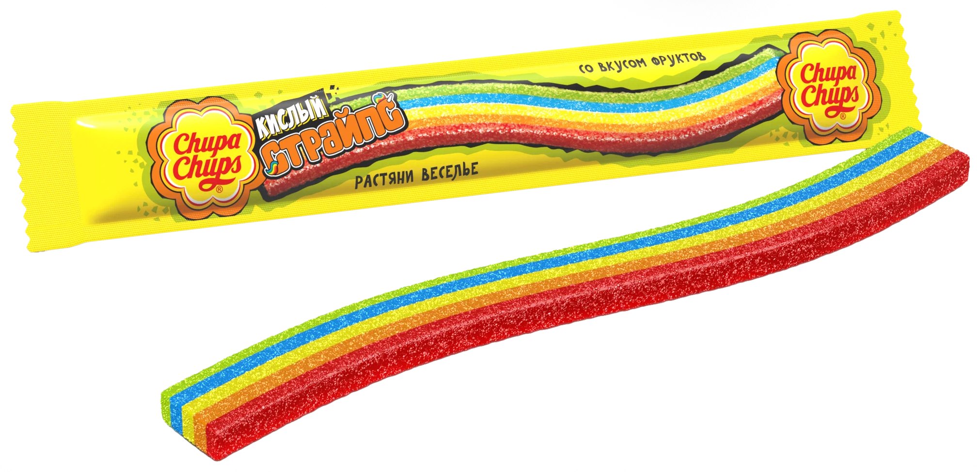 Жевательный мармелад ЧУПА ЧУПС Страйпс 10г