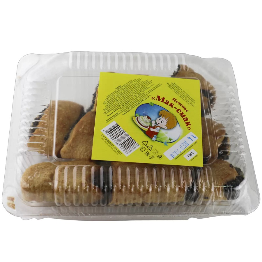 Печенье МАСТЕР ВКУСА с маковой начинкой 250г