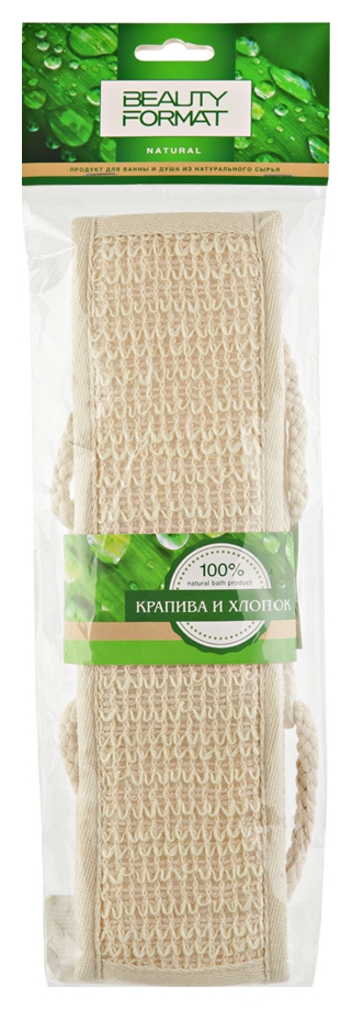 Мочалка для тела КАДРИЛЬ Крапива хлопок арт.45585-4000