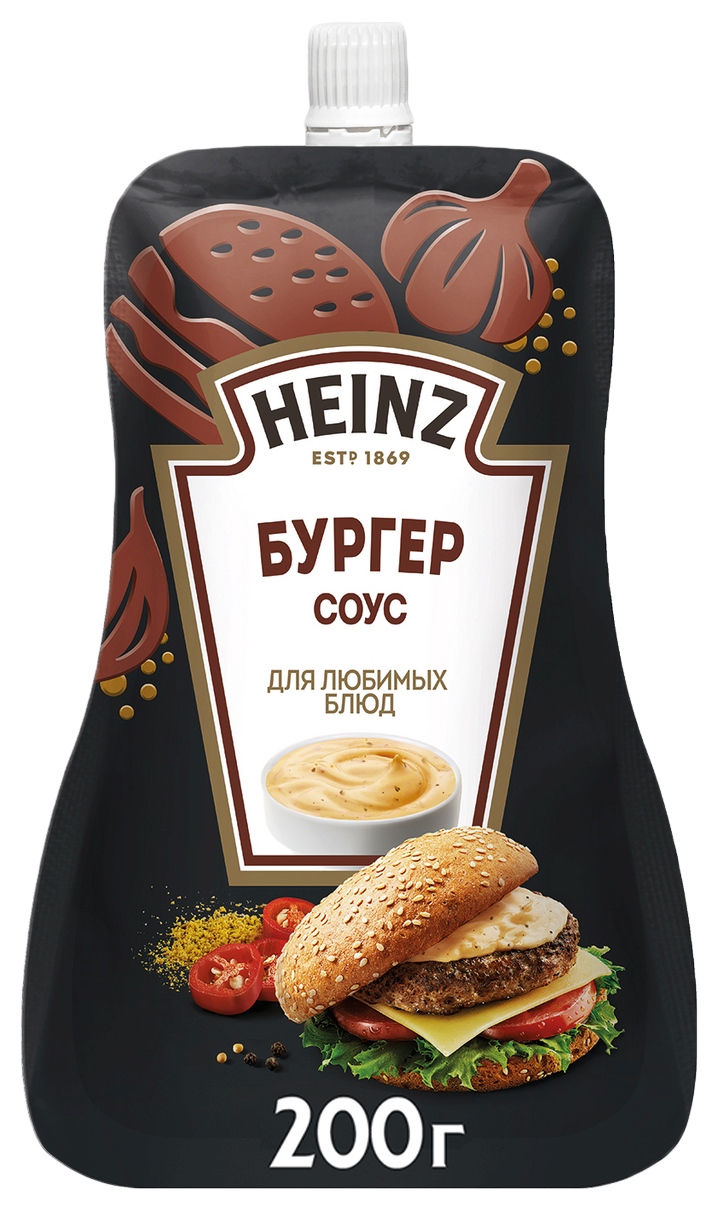 Соус ХАЙНЦ Бургер д/пак 200г