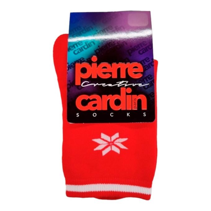 Носки женские ПЬЕР КАРДЕН красные махровые р.35-37 арт.WFN31-25м