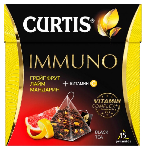 Чай КЕРТИС Иммуно черный 15пак