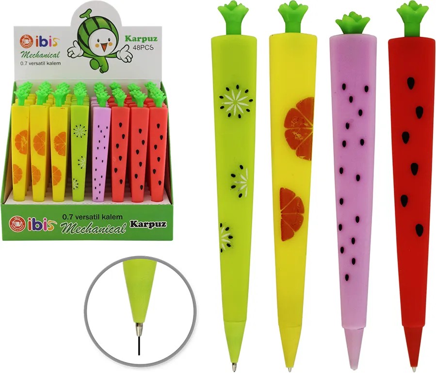 Карандаш Фрукты ч/г микс