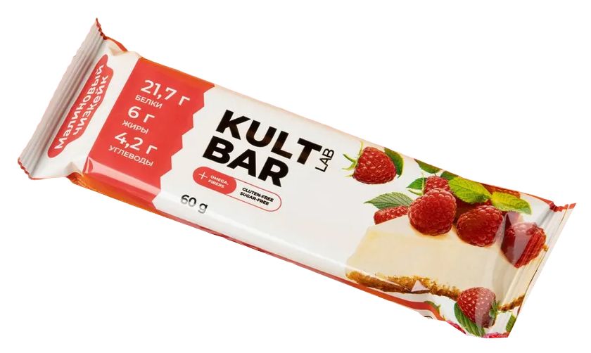 Батончик КУЛЬТЛАБ Малиновый чизкейк 60г
