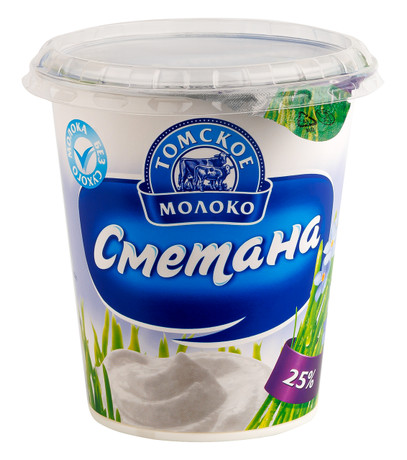 Сметана ТОМСКОЕ МОЛОКО бзмж 25% 300г