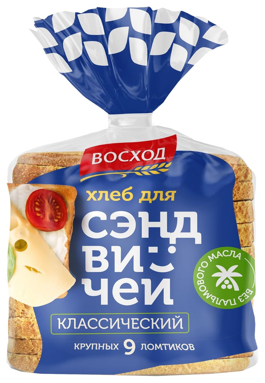 Хлеб ВОСХОД для сэндвичей 350г