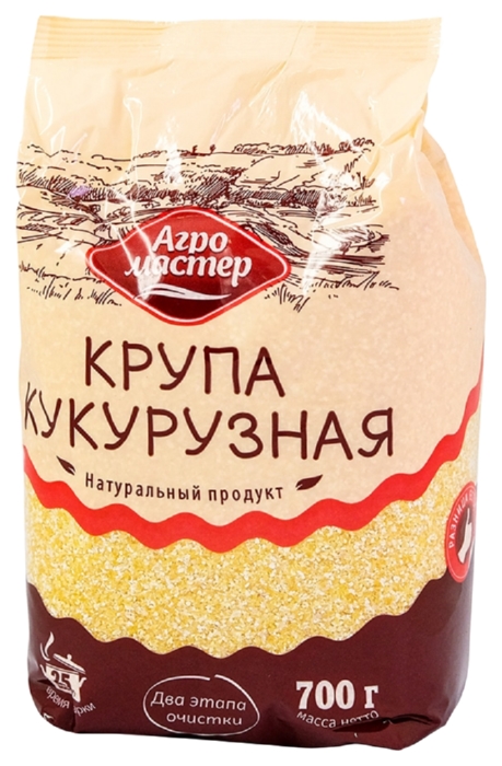 Кукурузная крупа АГРОМАСТЕР м/у 700г