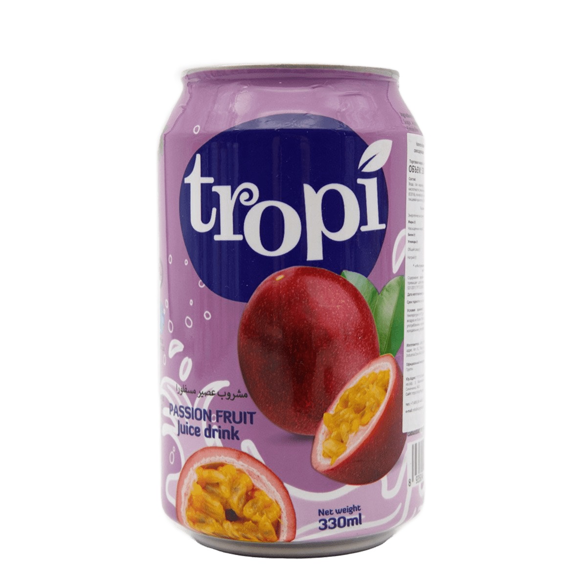 Напиток сокосодержащий ТРОПИ маракуйя ж/б 0.33л