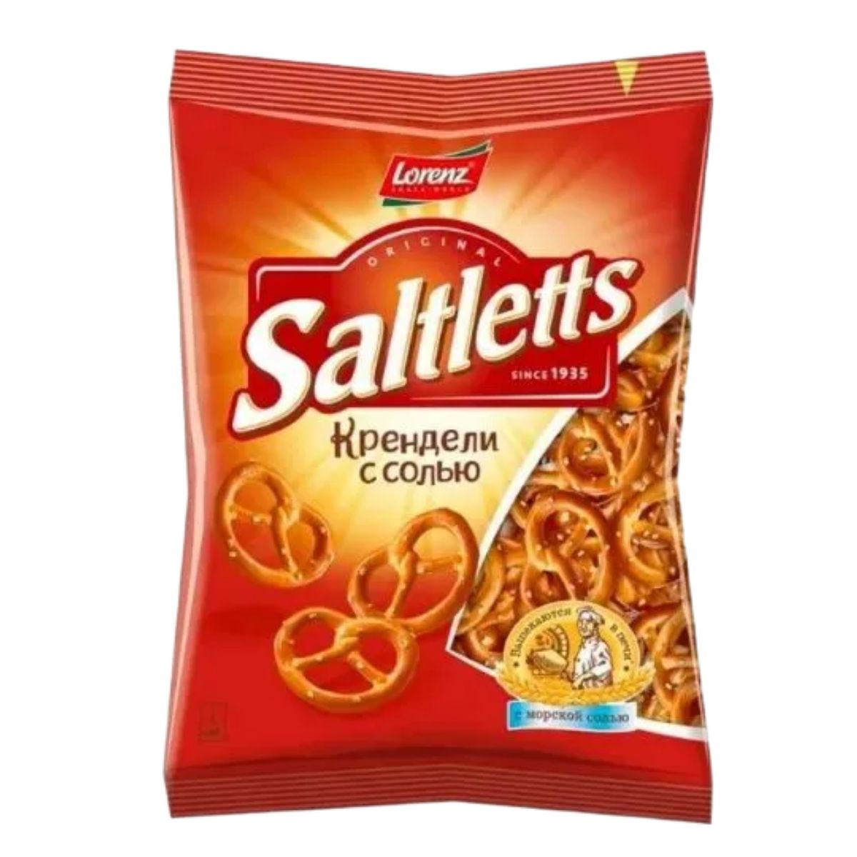 Крендели ЛОРЕНЦ Солтлетс с солью 60г