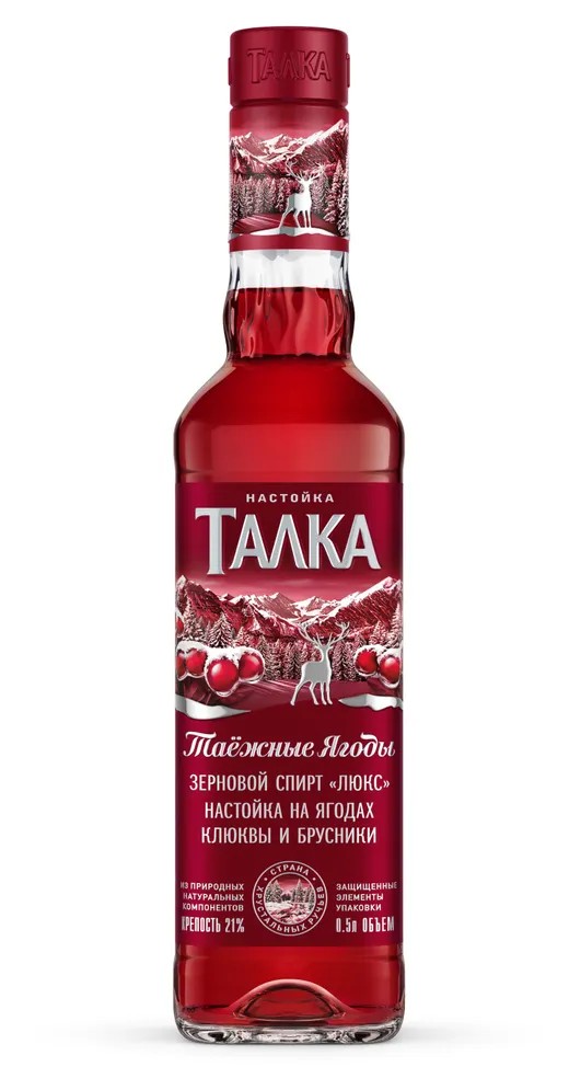 Настойка ТАЛКА Таежные ягоды 21% ст/б 0.5л