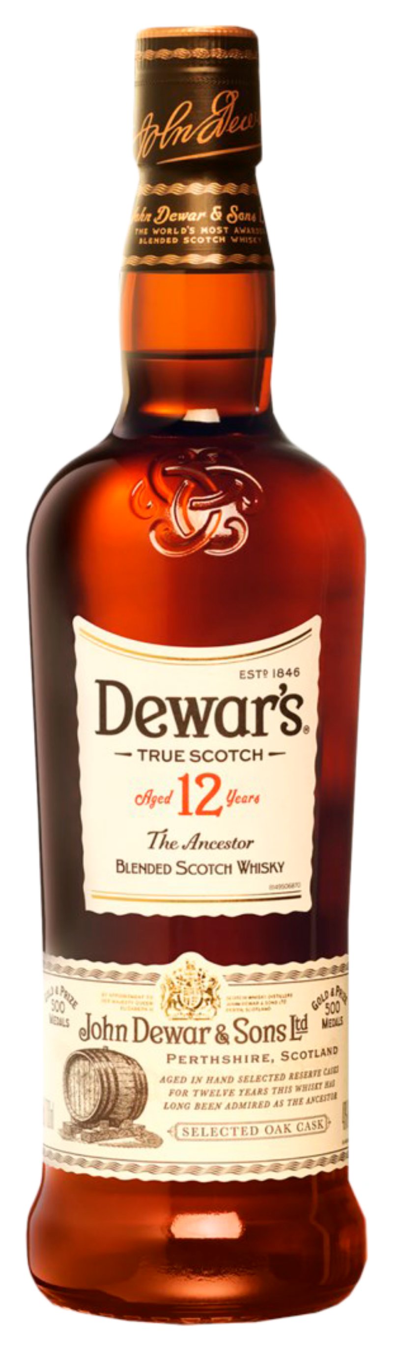 Виски ДЮАРС Спешиал Резерв 12 лет 40% 0.7л