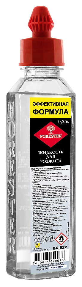 Жидкость для розжига ФОРЕСТЕР 0.25л