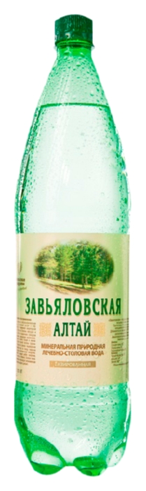 Мин.вода ЗАВЬЯЛОВСКАЯ лечебно-столовая газированная пэт 1.5л