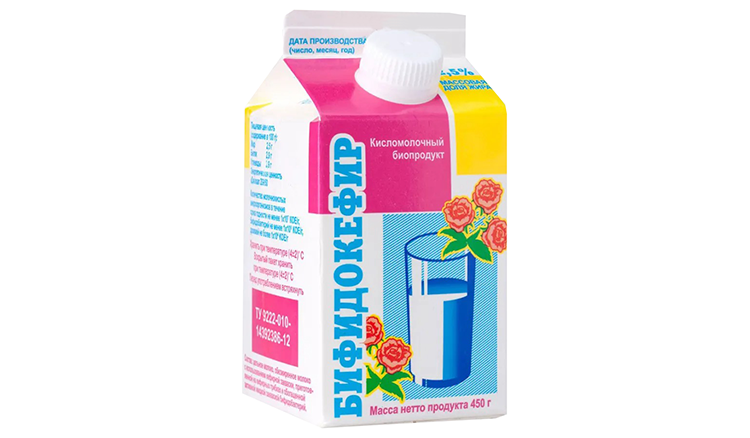 Бифидокефир ИРМЕНЬ бзмж 2.5% 450г
