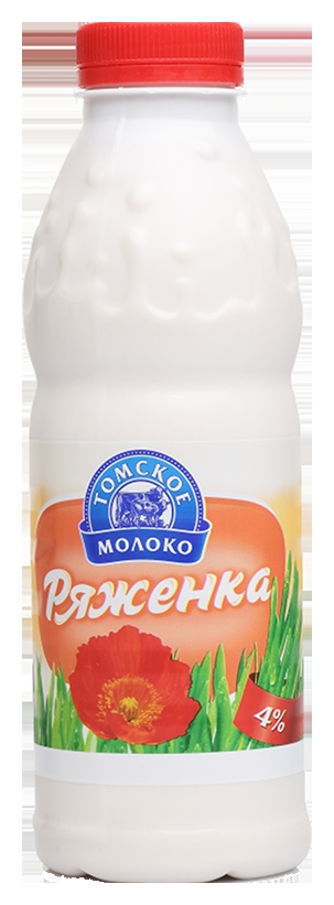 Ряженка ТОМСКОЕ МОЛОКО бзмж 4% пэт 900г