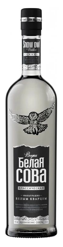 Водка БЕЛАЯ СОВА Классическая 40% ст/б 1л