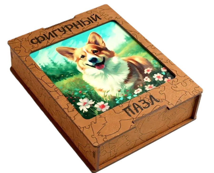 Пазл АПИЛКА Корги арт.2
