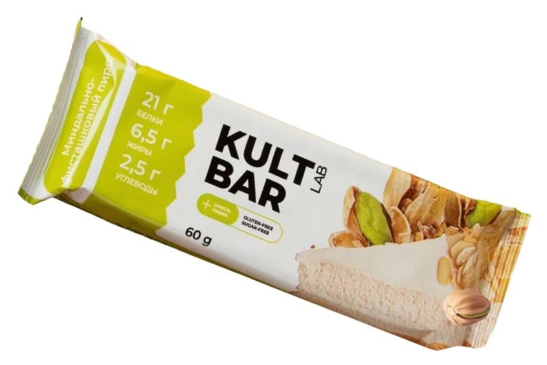 Батончик КУЛЬТЛАБ Миндально-фисташковый пирог 60г