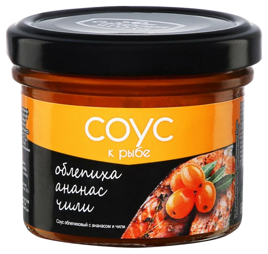 Соус САВА облепиховый с ананасом и чили ст/б 100г