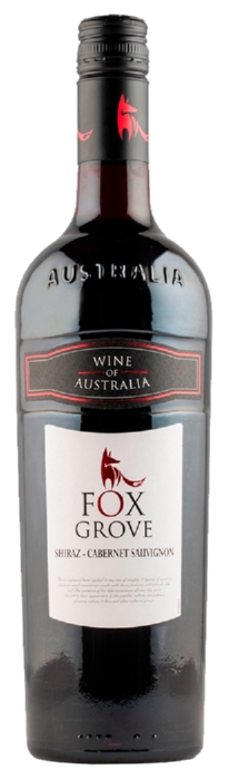 Вино ФОКС ГРОУВ Шираз Каберне красное сух 13.5% ст/б 0.75л