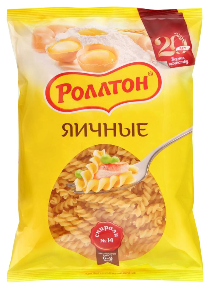 Мак.изделия РОЛЛТОН Спирали яичные м/у 400г