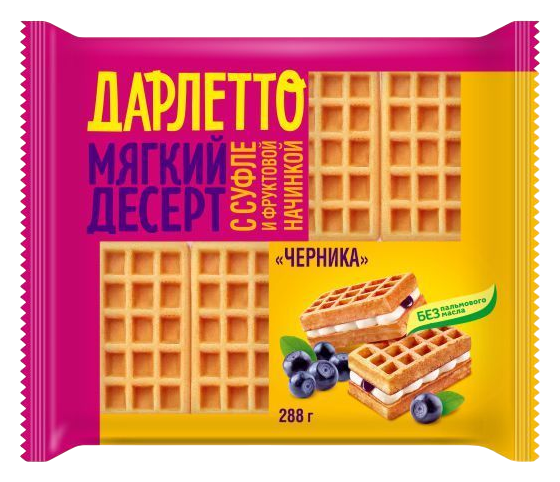 Вафли ДАРЛЕТТО Манго мягкие 288г
