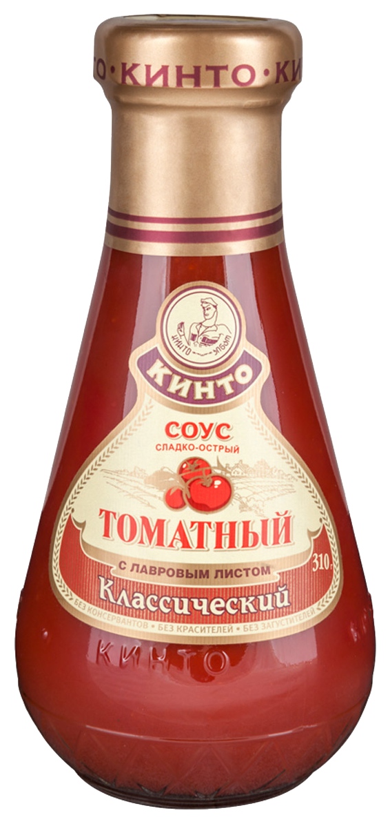 Соус КИНТО томатный с лавровым листом ст/б 310г