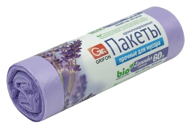 Пакеты для мусора ГРИФОН Микс 60л 20шт