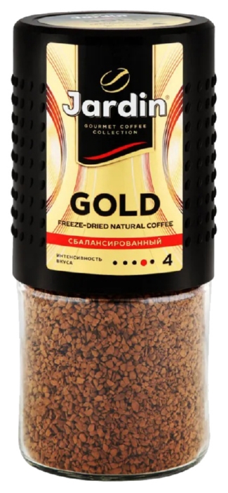 Кофе ЖАРДИН Голд растворимый ст/б 190г