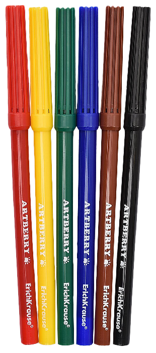 Фломастеры АРТБЕРРИ 6цв