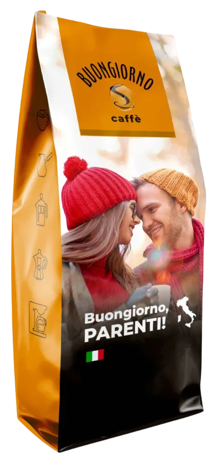 Кофе БОНЖОРНО Паренти зерно 250г