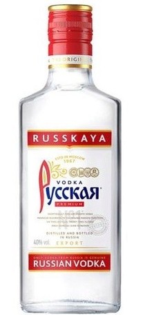 Водка РУССКАЯ 40% ст/б 0.1л