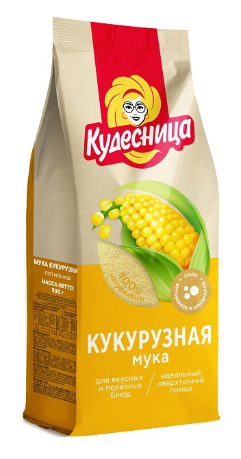Мука КУДЕСНИЦА кукурузная м/у 500г