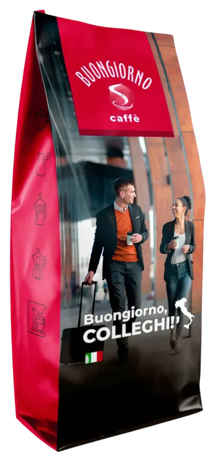 Кофе БОНЖОРНО Коллеги зерно 250г