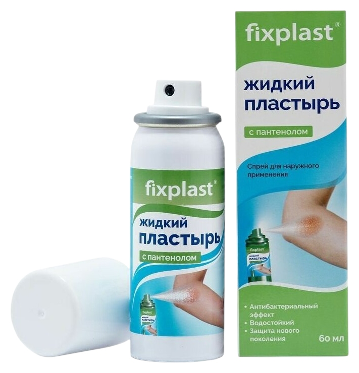 Пластырь ФИКСПЛАСТ жидкий с пантенолом 60мл