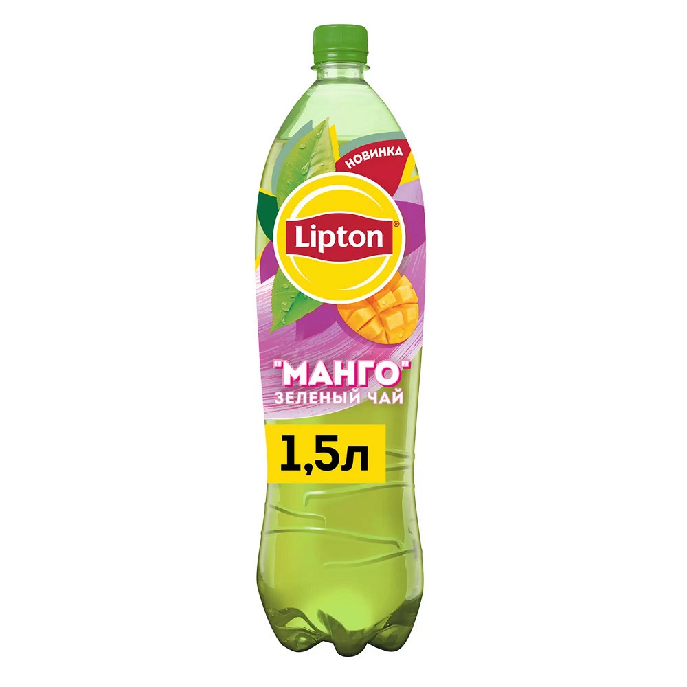 Чай ЛИПТОН зеленый манго 1.5л