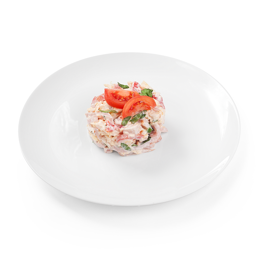 Салат с ветчиной