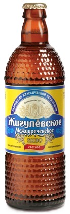 Пиво МЕЖДУРЕЧЕНСКОЕ Жигулевское светлое непастер 4% ст/б 0.5л