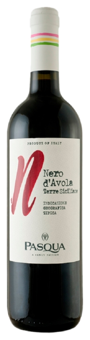 Вино ПАСКУА Неро Давола Терре Сицилиане красное п/сух 13% ст/б 0.75л