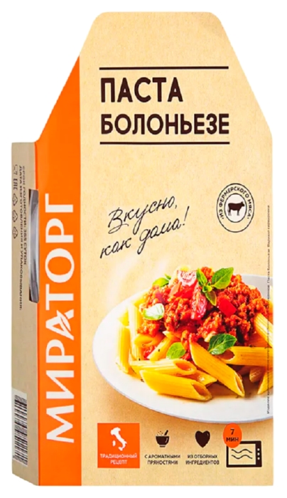 Паста МИРАТОРГ Болоньезе 260г