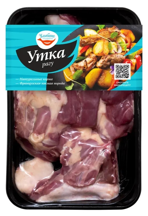 Рагу УЛЫБИНО из мяса утенка охл 500г