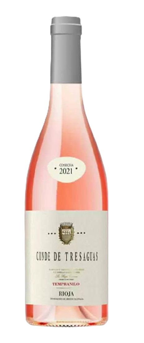 Вино КОНДЕ ДЕ ТРЕСАГУАС Темпранильо Риоха розовое сух 15% ст/б 0.75л