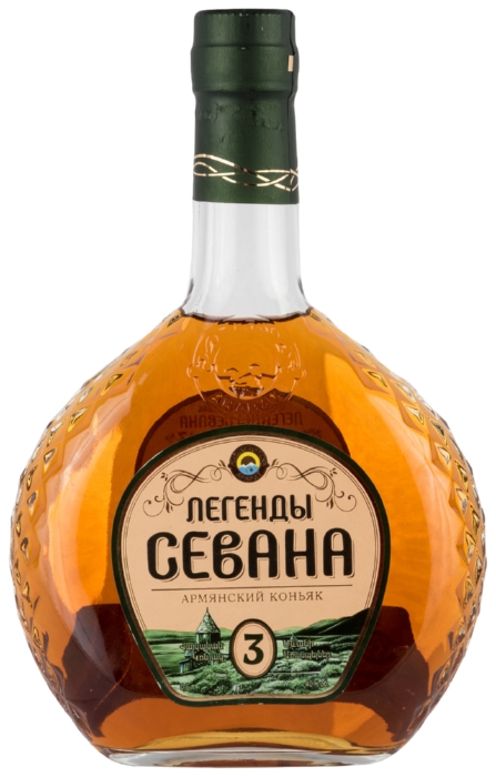 Коньяк ЛЕГЕНДЫ СЕВАНА 3 года 40% ст/б 0.5л