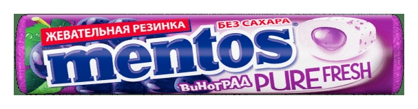 Жевательная резинка МЕНТОС Виноград 15.5г