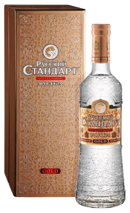 Водка РУССКИЙ СТАНДАРТ Голд 40% ПК 0.5л