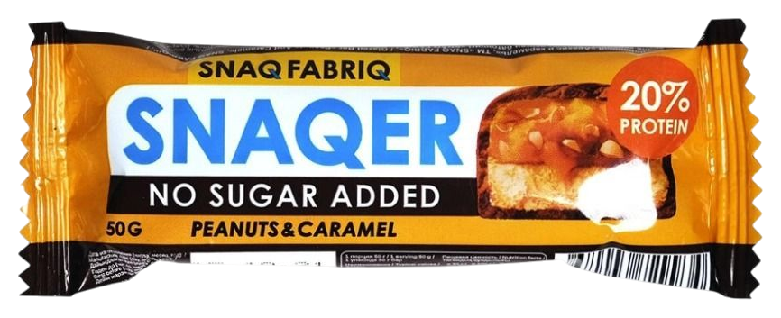 Батончик СНЕК ФАБРИК Снекер арахис карамель 50г